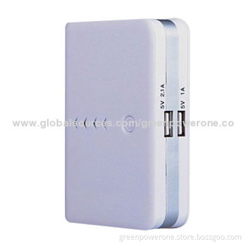 Portable and dual USB outputs power bank with 8000mAh GP175